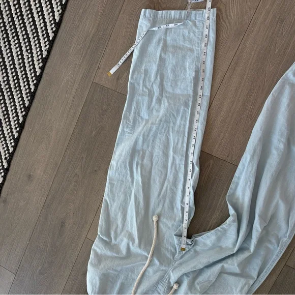 Vintage Lauren Ralph Lauren 100% Cotton Rope Drawstring Pant Sailboat Pocket L - Picture 4 of 6